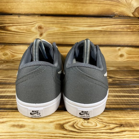 NEW Womens Nike SB Check Solarsoft Canvas Grey White Sneaker 921463-011 Size 9.5 - Picture 6 of 11